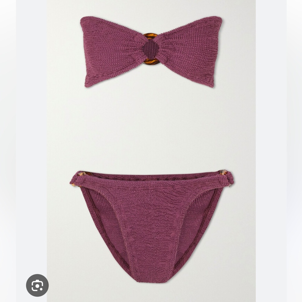 Hunza G Gloria Seersucker Bikini Set